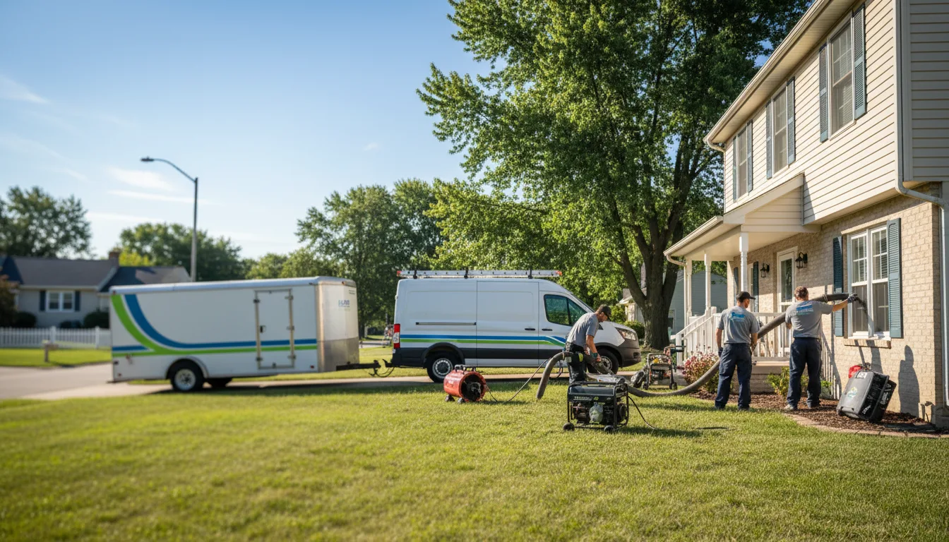 Flooded Basement Restoration And Cleanup With Repair in Topinabee, MI near me